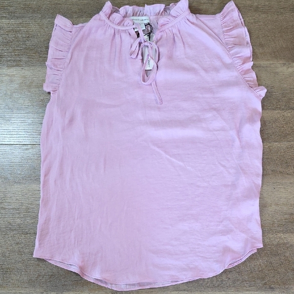 Cupcakes and Cashmere -Purple Ruffled Sleeveless Top. Size S. NWT! - Picture 1 of 7